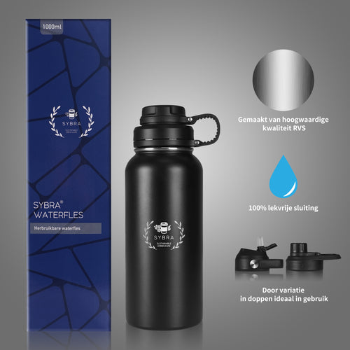 Waterfles 500ml / 1000ml