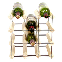 Afbeelding in Gallery-weergave laden, Wijnrek 12 flessen (35x25x35cm)