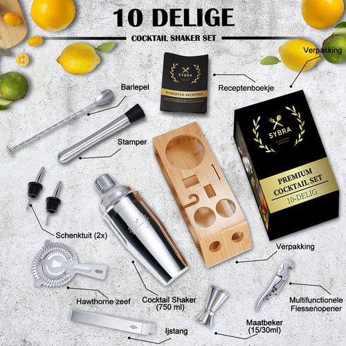 Cocktailset 10-delig