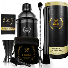 Afbeelding in Gallery-weergave laden, Cocktailshaker set zwart