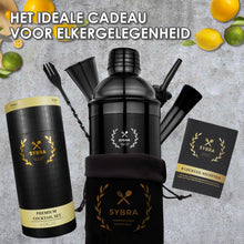 Afbeelding in Gallery-weergave laden, Cocktailshaker set zwart