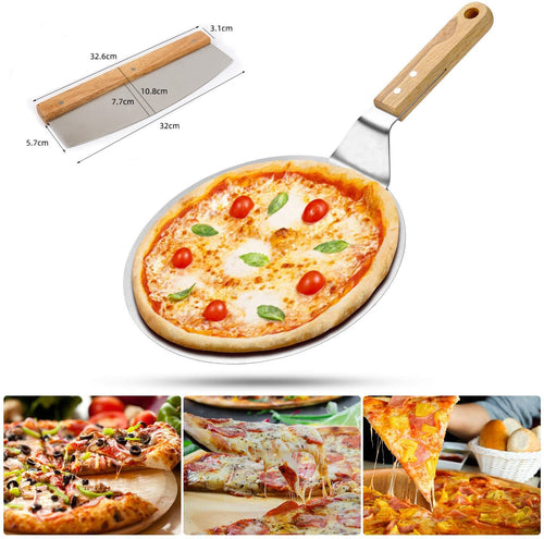 Pizzaschep en pizzasnijder