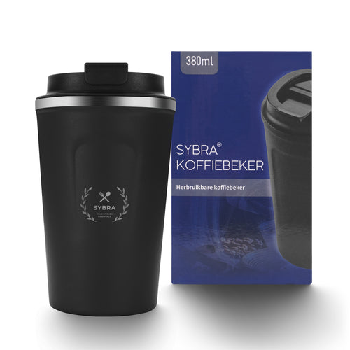 RVS thermosbeker koffiebeker 380 ml