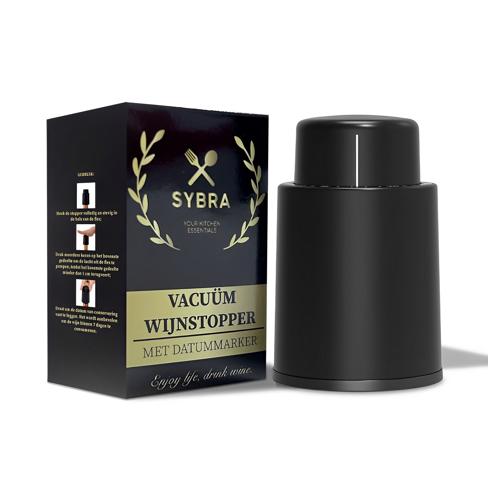 Vacuüm wijnstopper