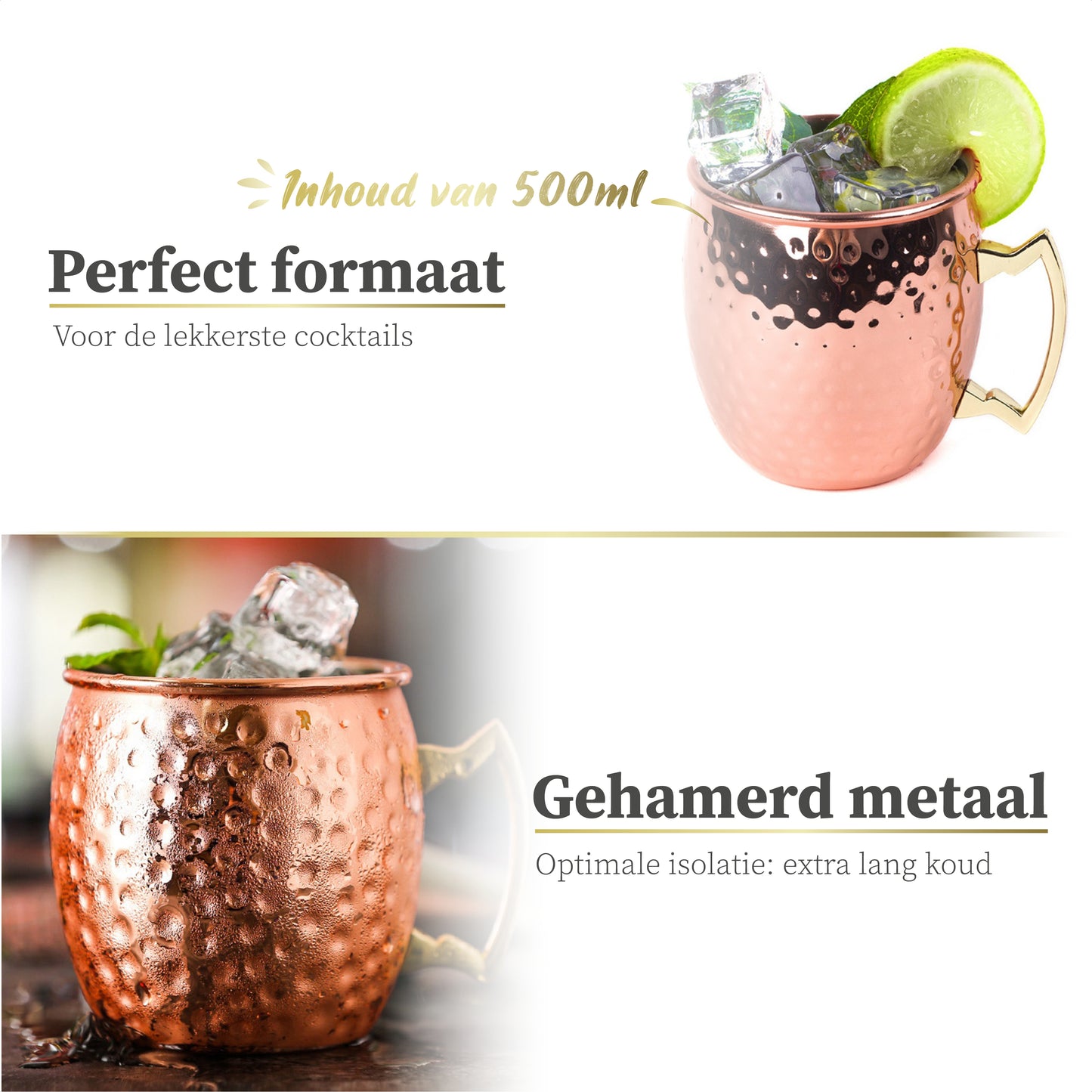 Moscow Mule bekers
