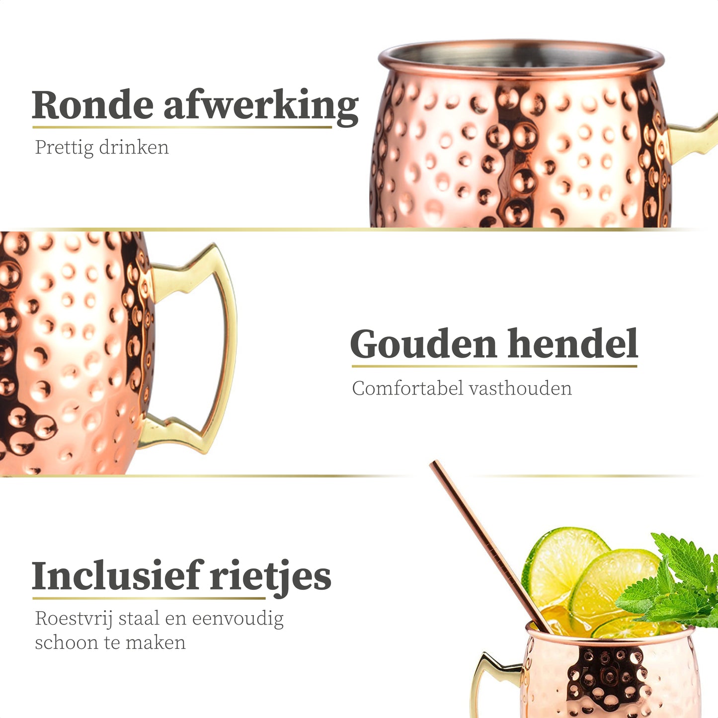 Moscow Mule bekers