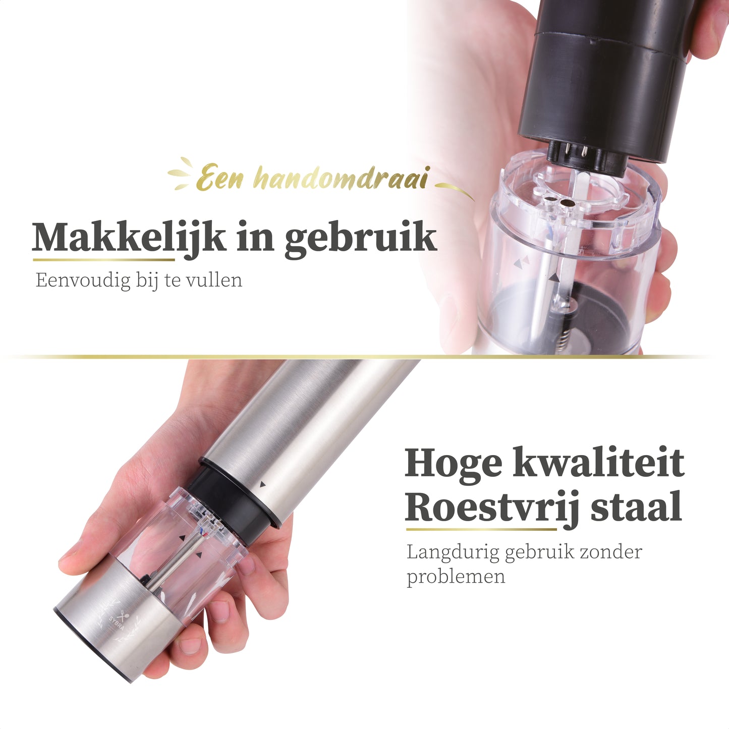Peper- en zoutmolen set