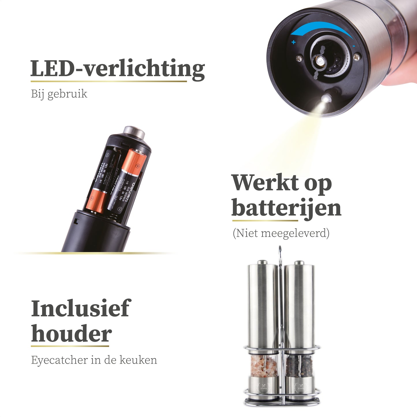 Peper- en zoutmolen set